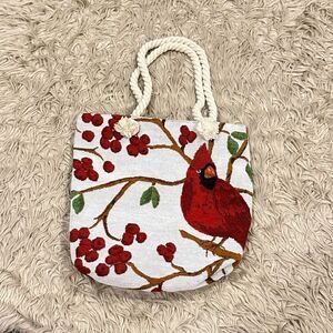 Cardinal zippered purse tote bag